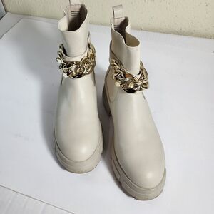 Rachel Zoe Lyra Chelsea Combat Boots Sz 8